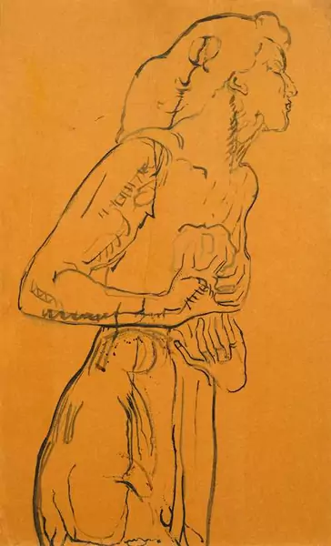 FERDINAND HODLER — Sketch for "die Empfindung". — Koller Auktionen