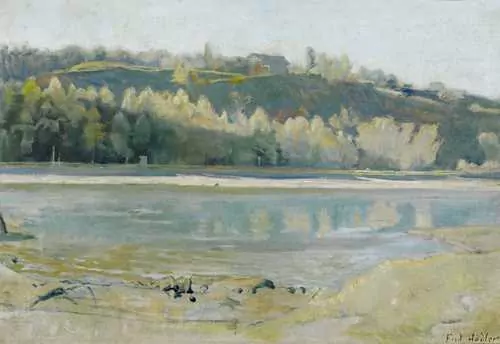 FERDINAND HODLER — Die Arve am Bois de la Bâtie. Um 1880. — Koller Auktionen