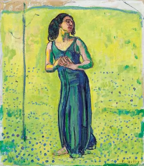 FERDINAND HODLER — Schreitende. Um 1910. — Koller Auktionen