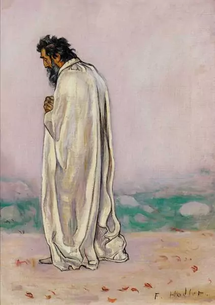 FERDINAND HODLER — Eurythmy, single figure. Circa 1910. — Koller Auktionen