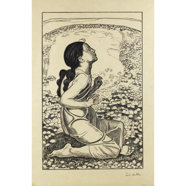 Ferdinand Hodler — STUDIE ZU 'FRÜHLING' STUDY FOR 'SPRING'
