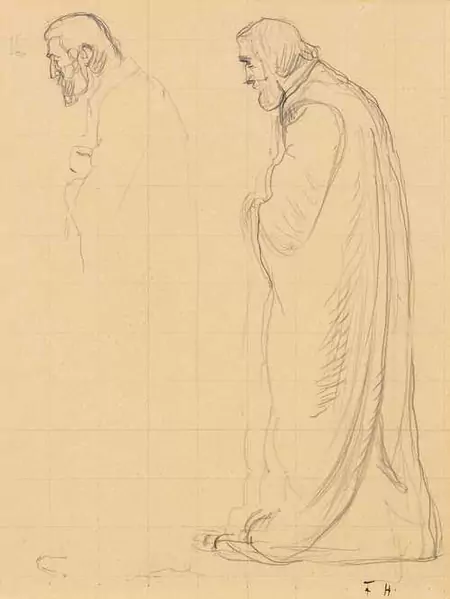 FERDINAND HODLER — Double study for Eurythmie. 1894. — Koller Auktionen