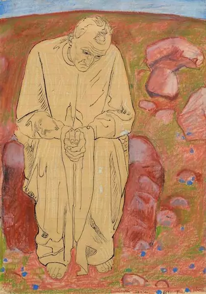 FERDINAND HODLER — Disappointed Soul. 1891. — Koller Auktionen