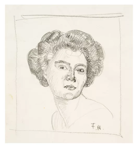 Ferdinand Hodler — Studie zu Mme Louis-Amédée Baudit