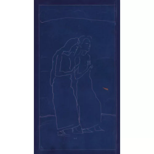 Ferdinand Hodler — Studie zu "Eurhythmie mit weiblichen Figuren".