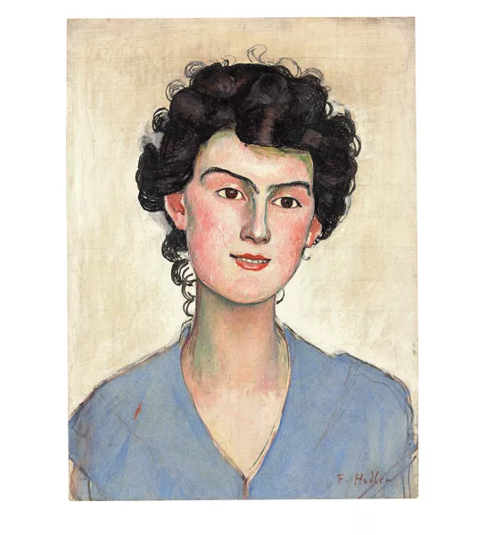 Ferdinand Hodler — Bildnis Clara Battié (Le sourire)