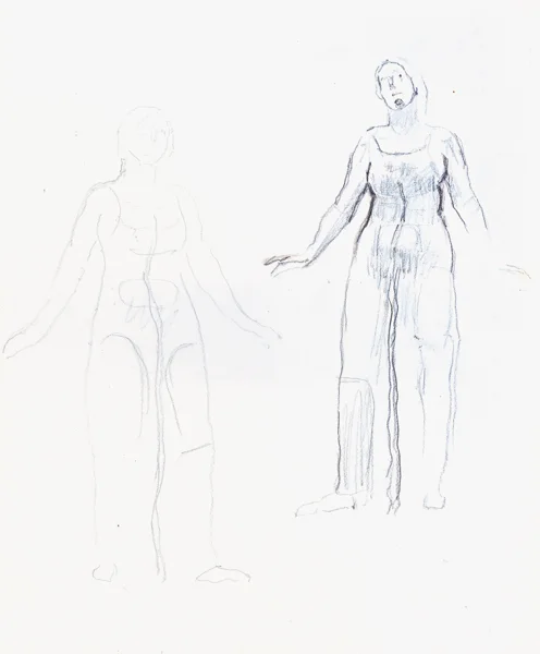 Ferdinand Hodler — Studie (Frauenfigur), ca. 1915