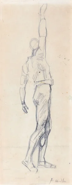 Ferdinand Hodler — Studie (Schwörender)