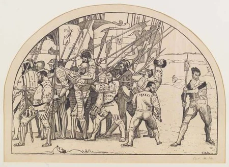 FERDINAND HODLER — Rückzug von Marignano. — Koller Auktionen