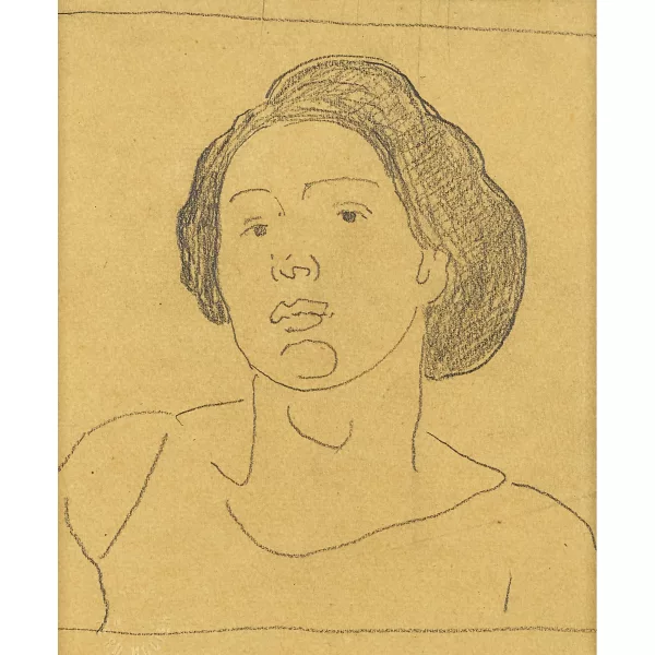 Ferdinand Hodler — Kopfstudie.