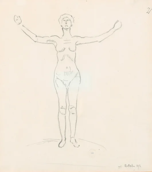 Ferdinand Hodler — Weiblicher Akt, 1916