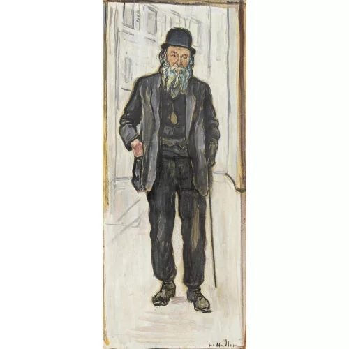 Ferdinand Hodler — Alter Spaziergänger in Genf.
