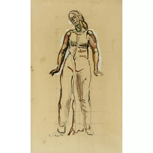 Ferdinand Hodler — Studie für "Blick ins Unendliche"