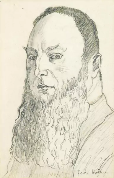 FERDINAND HODLER — Vorstudie zu Portrait von James Vibert. — Koller Auktionen