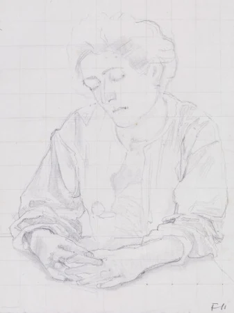 Studie zu „Frau mit Nelke“