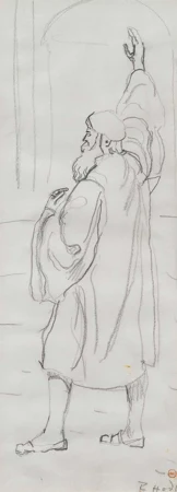 FERDINAND HODLER — Figurenstudie zur "Einmütigkeit". — Koller Auktionen