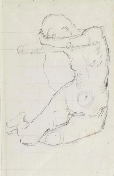 FERDINAND HODLER — Sitzender Akt. Um 1904. — Koller Auktionen