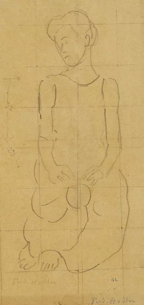 Ferdinand Hodler — Sitzende Frau mit Kugel