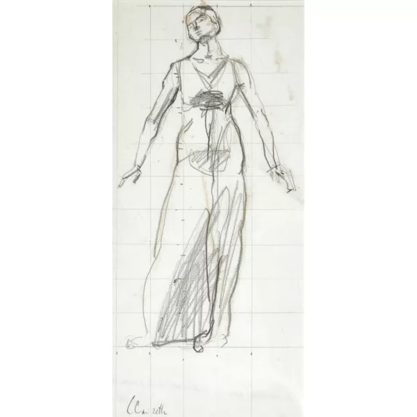 Ferdinand Hodler — Figurenstudie zu "Blick in die Unendlichkeit".