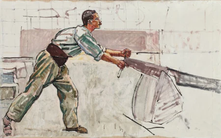 Der Holzsäger, 1909