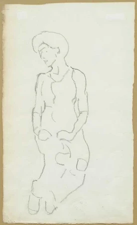 FERDINAND HODLER — Studie zu 'Die Heilige Stunde'. 1911. — Koller Auktionen