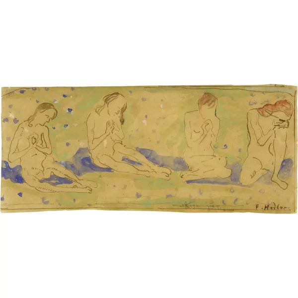 Ferdinand Hodler — Studie für die Gruppe der Ölbilder "Der Tag"