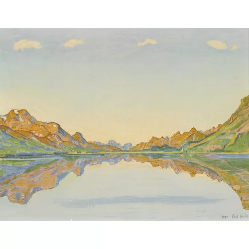 Ferdinand Hodler — "Silvaplanasee im Herbst".