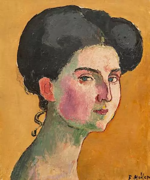 FERDINAND HODLER — Bildnis einer Unbekannten (Holländerin). Circa 1912. — Koller Auktionen