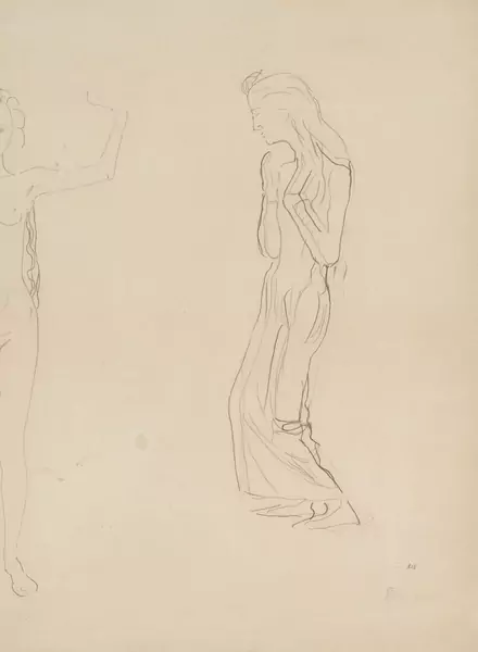 FERDINAND HODLER — Figurenstudien zu "Wahrheit" und "Heilige Stunde". Um 1900/02. — Koller Auktionen