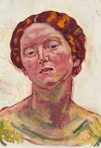 FERDINAND HODLER — Portrait of an unknown woman. Circa 1917. — Koller Auktionen