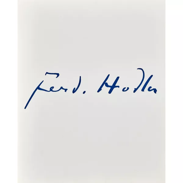 Ferdinand Hodler — "Ferdinand Hodler 1853-1918. 4 Original-Lithografien".