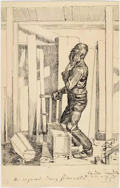 HODLER, FERDINAND — Un regard dans l'éternité. — Koller Auktionen
