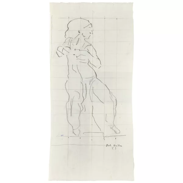 Ferdinand Hodler — Figurenstudie zu "Entzücktes Weib".