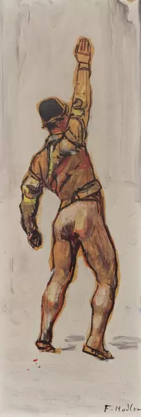 FERDINAND HODLER — Schwörender zur Einmütigkeit. — Koller Auktionen