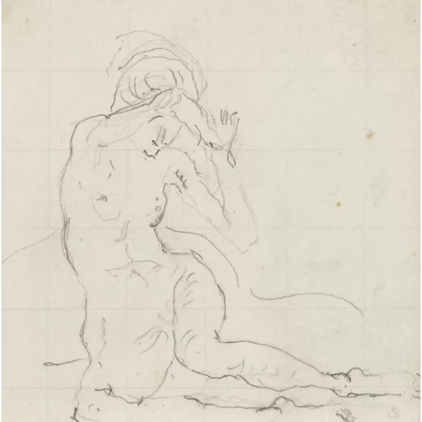 Ferdinand Hodler — Figurenstudie zu "Der Tag".