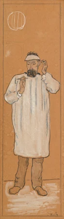 Der Uhrmacher", étude pour "L'horloger