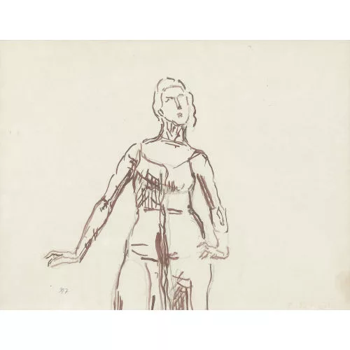 Ferdinand Hodler — Studie zu "Blick in die Unendlichkeit".