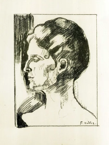 Ferdinand Hodler — Mappe mit 4 Originallithographien. 1963.