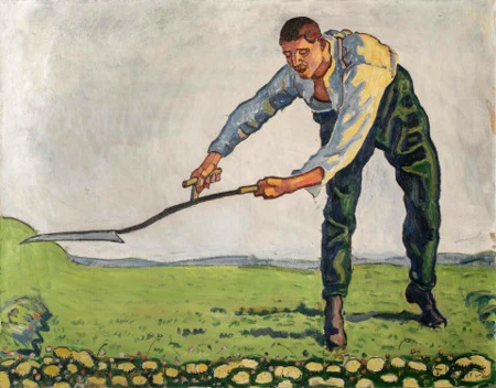 Der Mäher, um 1910