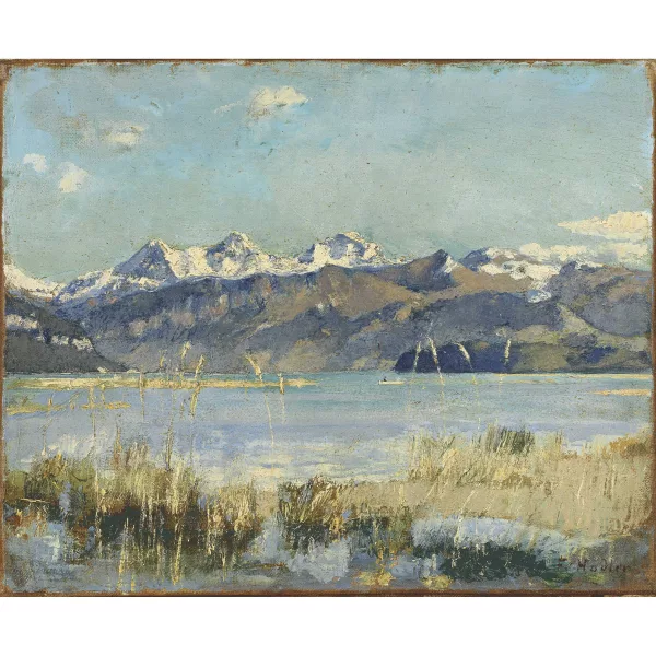 Ferdinand Hodler — Thunersee mit Eiger, Mönch und Jungfrau