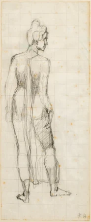 Figurenstudie zu Jüngling vom Weibe bewundert, um 1903