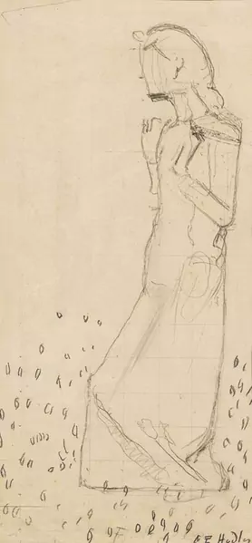 FERDINAND HODLER — Studie zu "Empfindung". — Koller Auktionen