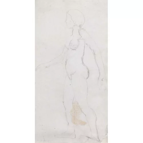Ferdinand Hodler — Studie zu "Schreitendes Weib".
