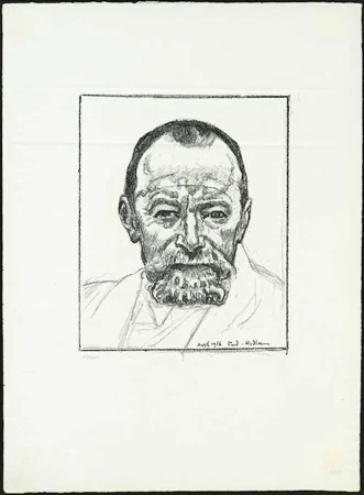 FERDINAND HODLER — Selbstporträt. 1916. — Koller Auktionen