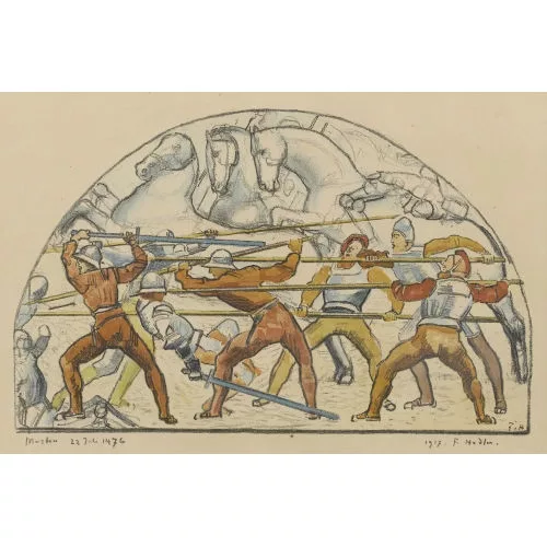 Ferdinand Hodler — "Die Schlacht bei Murten 22. Juli 1476".