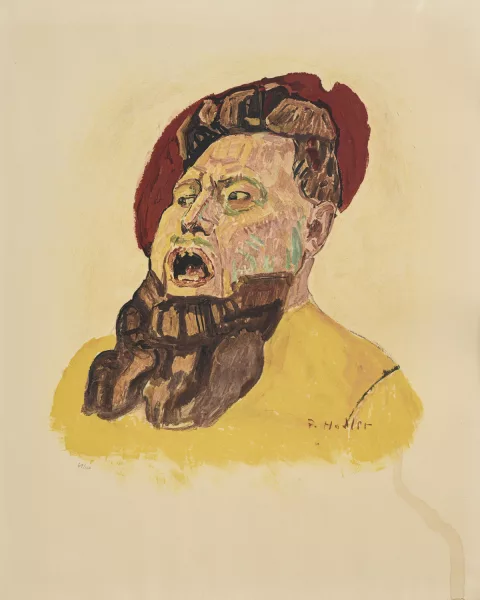 Ferdinand Hodler — "Portrait d'un chef lansquenet"