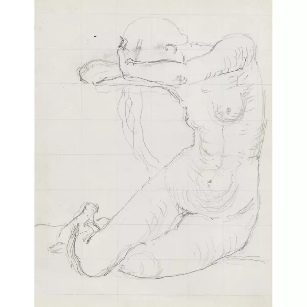 Ferdinand Hodler — Figurenstudie zu "Der Tag".
