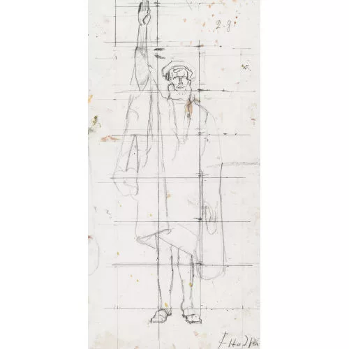 Ferdinand Hodler — Figurenstudie zu "Einmütigkeit".