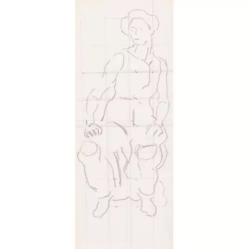 Figurenstudie zu "Die Heilige Stunde"
