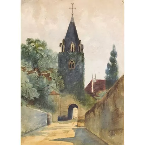 Die Kirche von La Tour-de-Peilz